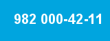 982 000-42-11